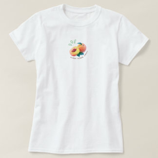 Aprikos söt färsk frukt estetisk sommar t shirt