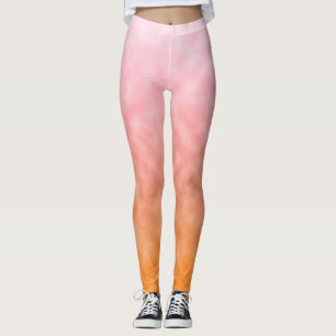 Aprikosfärgad himmel leggings