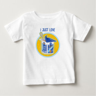 Aprikoshyogurt i en pottflaska t shirt