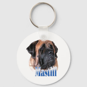 AprikosMastiffnamn Keychain Nyckelring