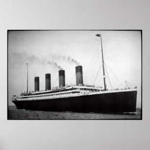 APRIL 10, 1912 TITANISKA AVDELNINGAR FRÅN SOUTHAMP POSTER