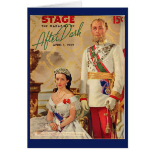 April 1939 Stage Magazine-hölje OBS Kort