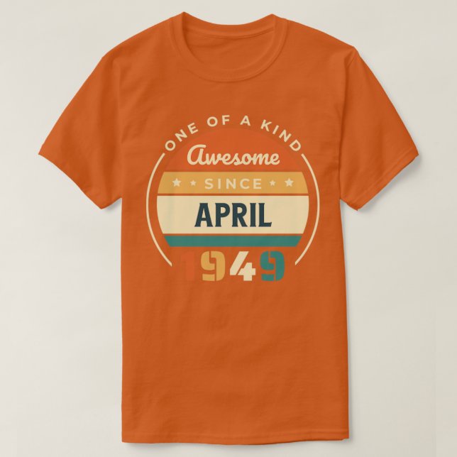 April 1949 t shirt (Design framsida)