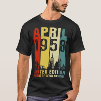 April 1958 Begränsad utgåva 64 år av Aweso T Shirt