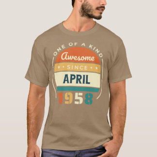 April 1958 t shirt