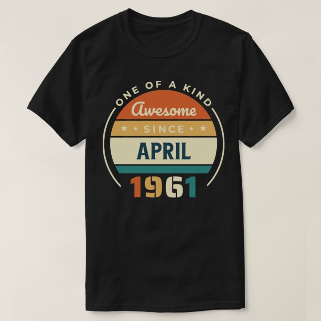 April 1961 t shirt (Design framsida)