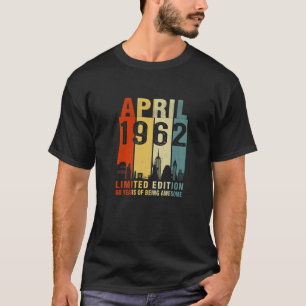 April 1962 Begränsad utgåva 60 år av Aweso T Shirt