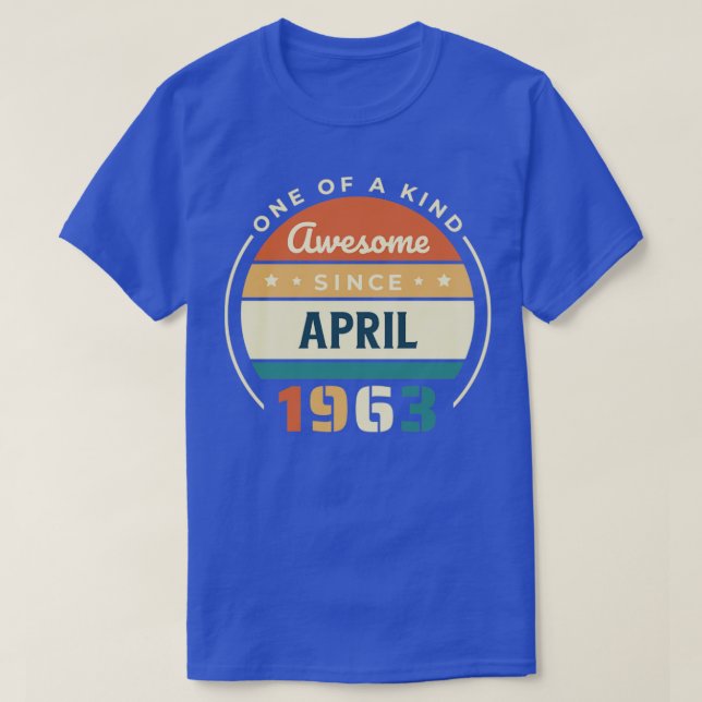 April 1963 t shirt (Design framsida)