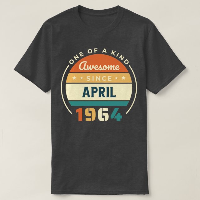 April 1964 t shirt (Design framsida)