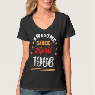 April 1966 Birthday Fantastisk Sedan 1966 april Vi T Shirt