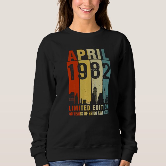 April 1982: 40 år sedan du var Fantastisk T Shirt (Framsida)