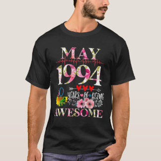 April 1994 Blommigt 30års födelsedag 30 år efter T Shirt
