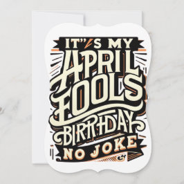 April 1:a födelsedagen Funny April Fools" Firande