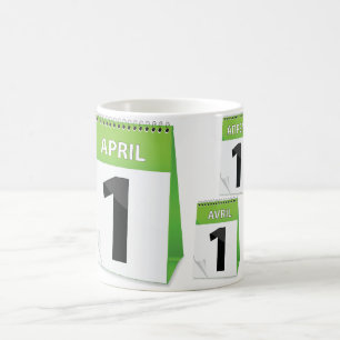 April 1st kalendermugg kaffemugg
