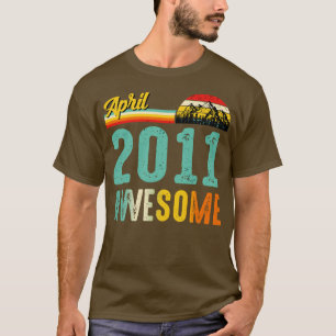 April 2011 Birthday Gift Shirt Vintage april 2011 T