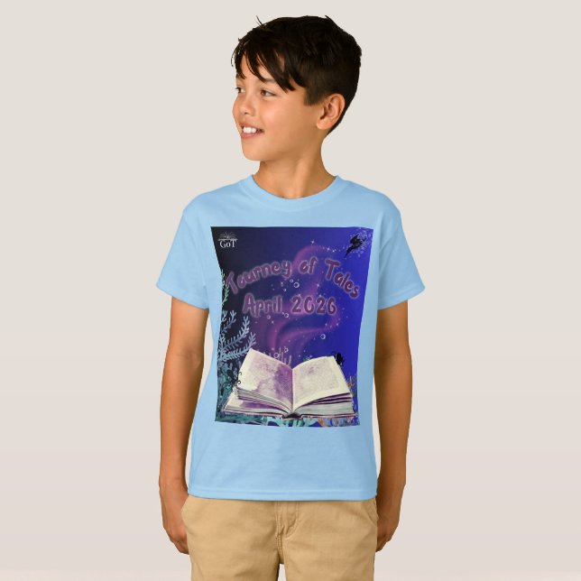 April 2026 Tourney of Tales Officiella T-shirt (Hel framsida)