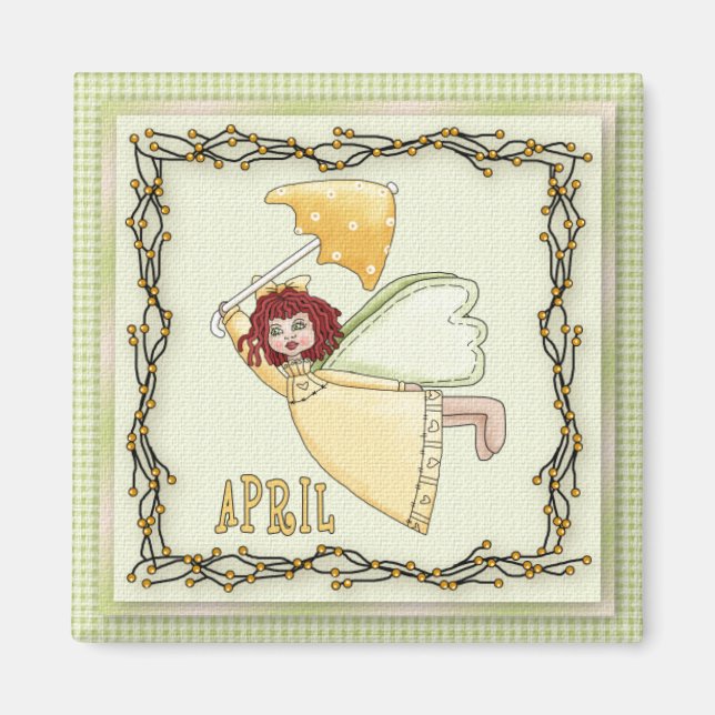 April Angel / Fairy Month Magnet (Framsidan)