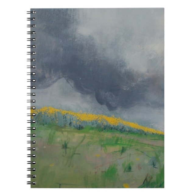 April Anteckningsbok Med Spiral (Framsidan)