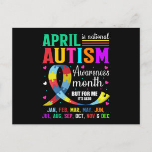 April är den nationella autismens medvetandegörand vykort