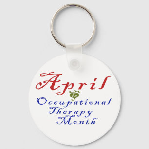 April är den yrkes- terapimånaden nyckelring
