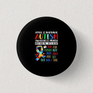April är National Autism Awareness Month Knapp