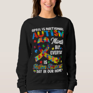April är stöd för den nationella autismens medveta t shirt