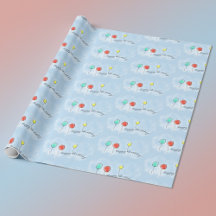 April Ballothday Wrapping Papper