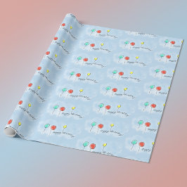 April Ballothday Wrapping Papper Presentpapper