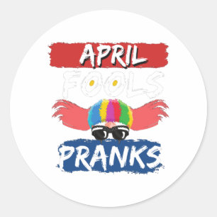April-barndagen. Runt Klistermärke