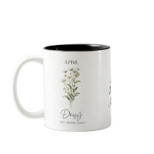 April Birkmånad Flower Daisy Birthday ger henne