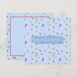 April Birth Flowers Daisy Sweet Pea Gratnice Tack Kort
