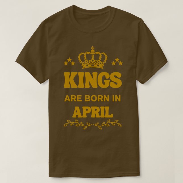 April Birthday 13 T Shirt (Design framsida)