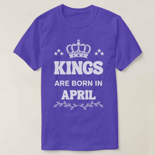 April Birthday 14 T Shirt (Design framsida)