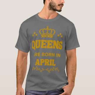 April Birthday 8 T Shirt