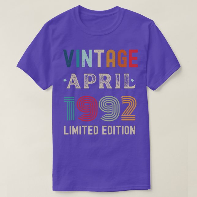 April Birthday Gift 13 T Shirt (Design framsida)