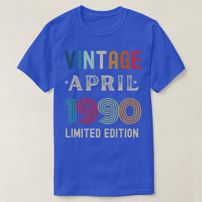 April Birthday Gift 15 T Shirt (Design framsida)