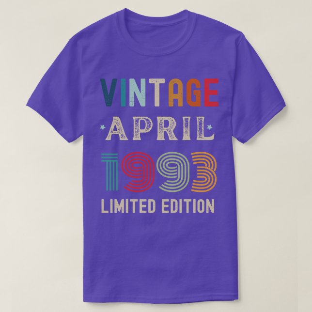 April Birthday Gift 16 T Shirt (Design framsida)