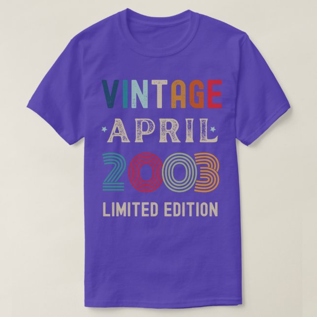 April Birthday Gift 2 T Shirt (Design framsida)
