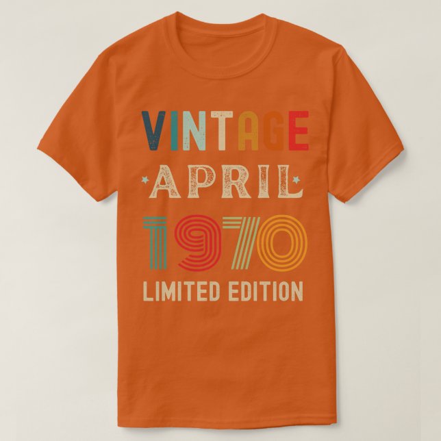 April Birthday Gift 31 T Shirt (Design framsida)