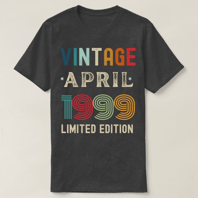 April Birthday Gift 35 T Shirt (Design framsida)
