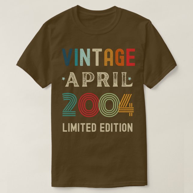 April Birthday Gift 39 T Shirt (Design framsida)