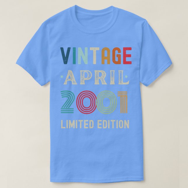 April Birthday Gift 3 T Shirt (Design framsida)