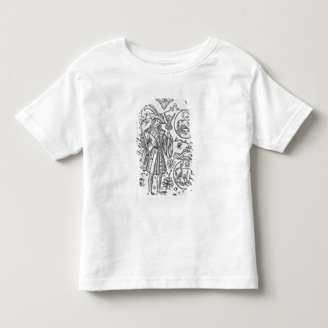 April blommor, vädur t shirt (Framsida)