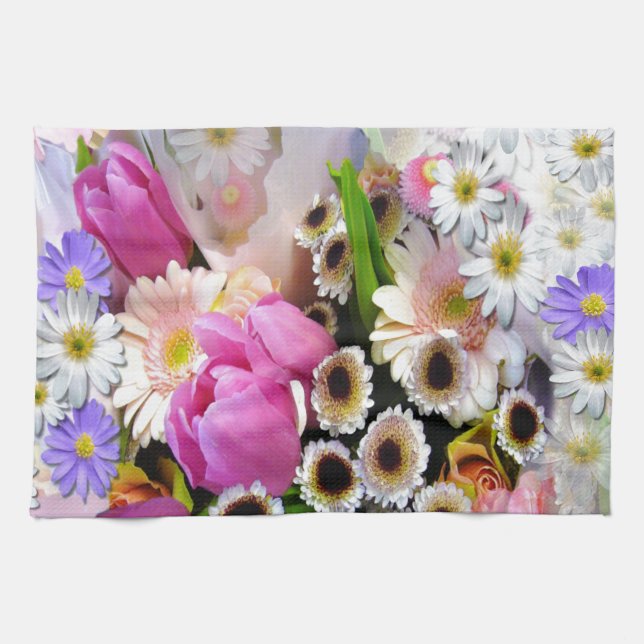 April Bouquet Kökshandduk (Horisontell)