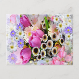 April Bouquet Vykort