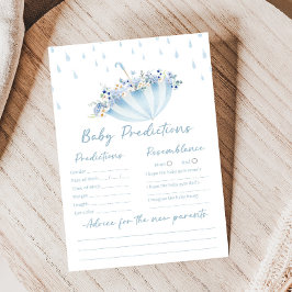 April Bring May Flowers Shower Predictions Game