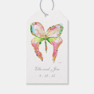 April Butterfly-presentens märkre Presentetikett