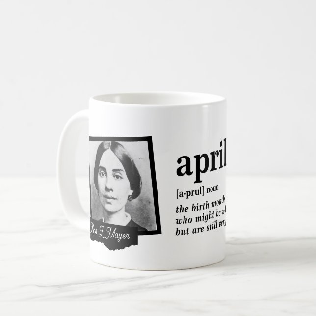 April-definition Kaffemugg (Framsida vänster)