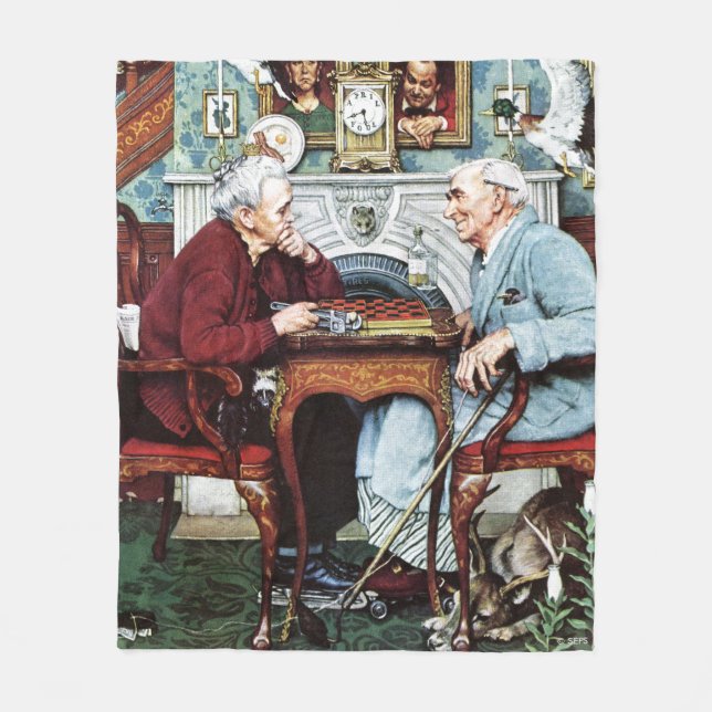 April dumbom, 1943 fleecefilt (Framsidan)