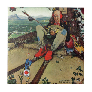 April dumbom, 1945 kakelplatta